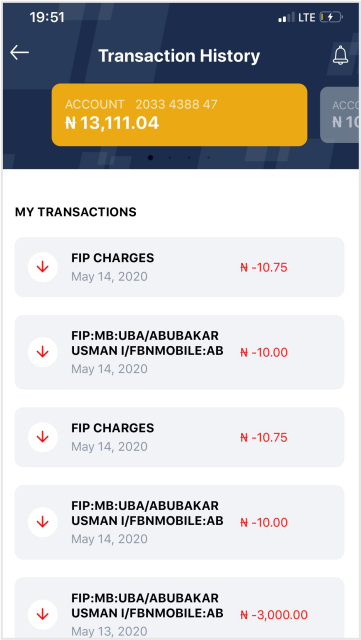 First Bank Nigeria Statement Of Account