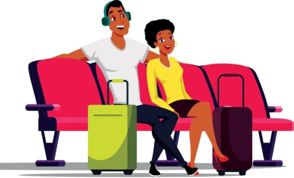 Hand luggage on aeroplanes